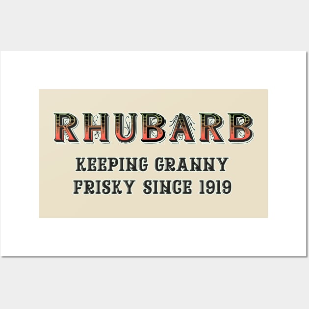 Rhubarb #4 Wall Art by Malarkey